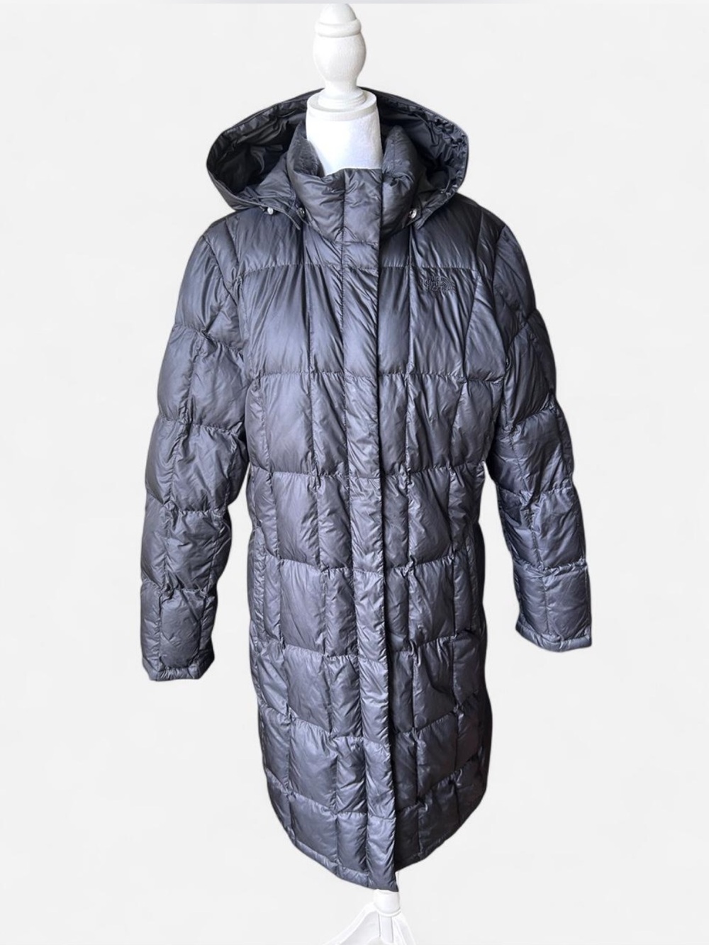 The North Face black puffer coat with hood